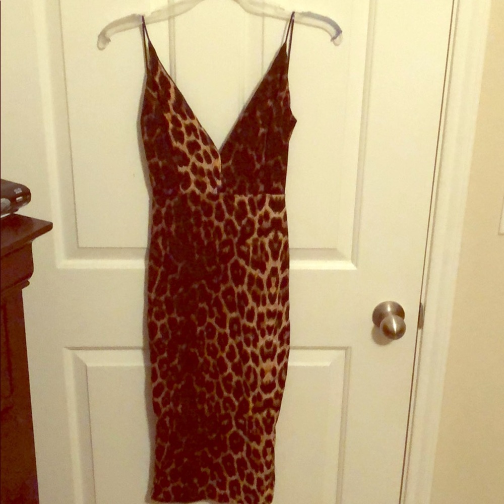 Leopard print dress